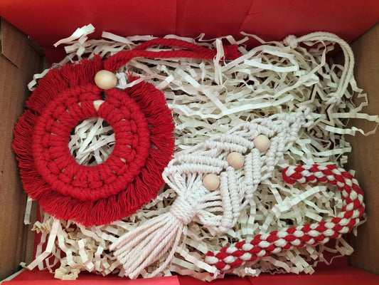 Lot de 3 ornements de Noël
