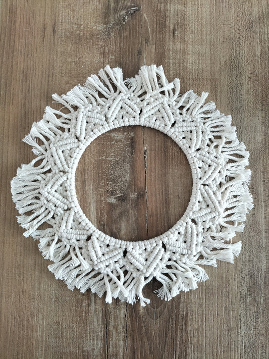Couronne en macramé